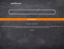 Tablet Screenshot of openfiber.com